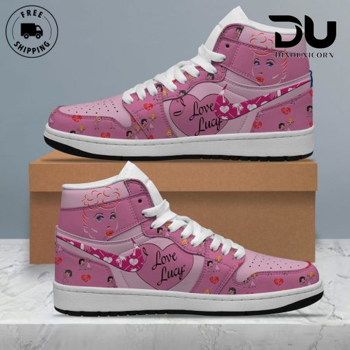 I Love Lucy Air Jordan 1 High Top Premium Shoes