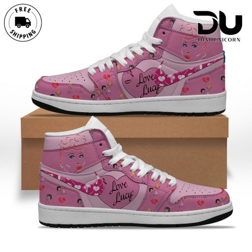 I Love Lucy Air Jordan 1 High Top Premium Shoes