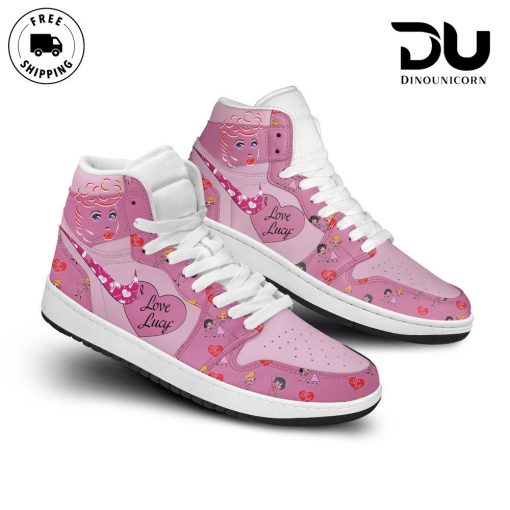 I Love Lucy Air Jordan 1 High Top Premium Shoes