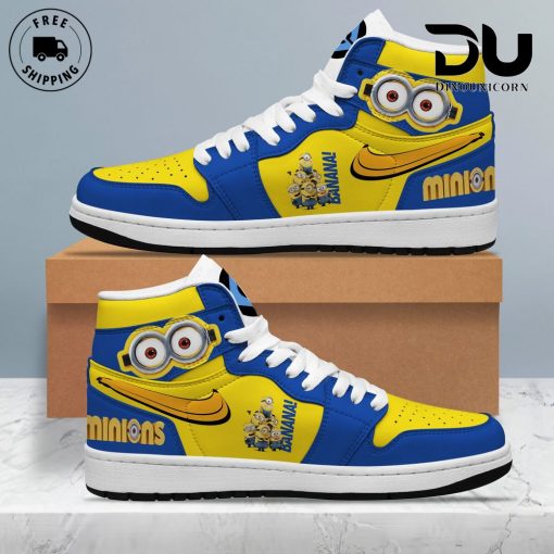 Minion Air Jordan 1 High Top Premium Shoes