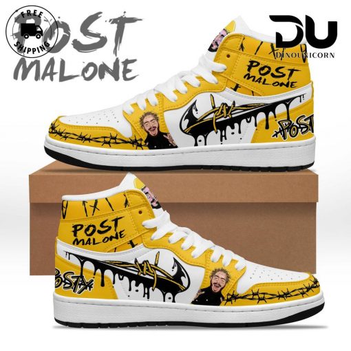 Post Malone Air Jordan 1 High Top Premium Shoes