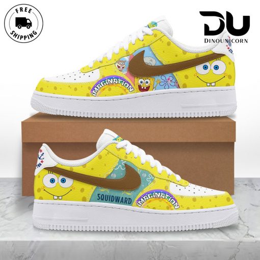 Spongebob Air Force 1 Premium Shoes