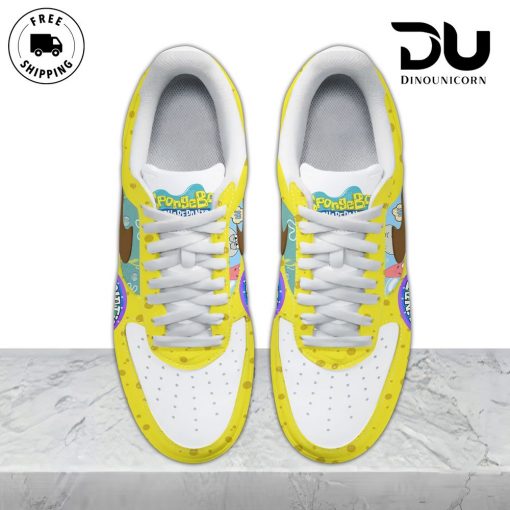 Spongebob Air Force 1 Premium Shoes