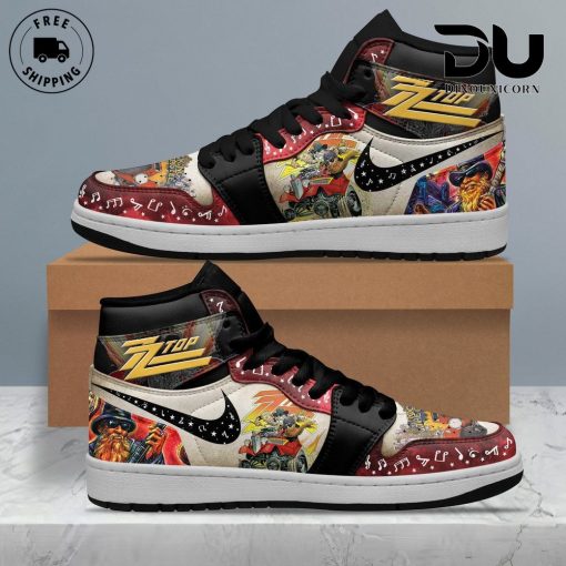 ZZ Top Air Jordan 1 High Top Premium Shoes