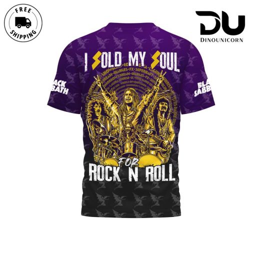 Black Sabbath I Sold My Soul For Rock N Roll 3D T-Shirt