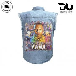 Chris Brown The 1111 Tour Sleeveless Cutoff Jacket