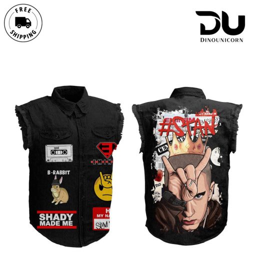 Eminem Shady Made Me Sleeveless Cutoff Jacket