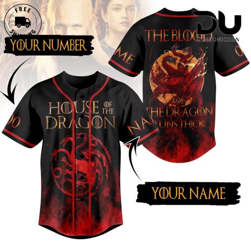 House Of The Dragon Baseball Jersey Shirt