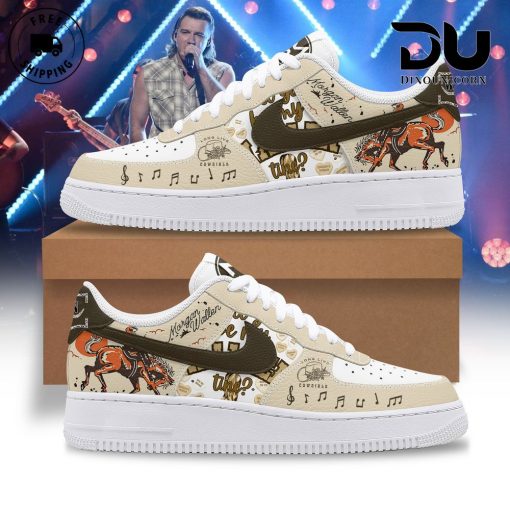 Morgan Wallen One Night At A Time 2024 Tour Merch Air Force 1 Sneaker