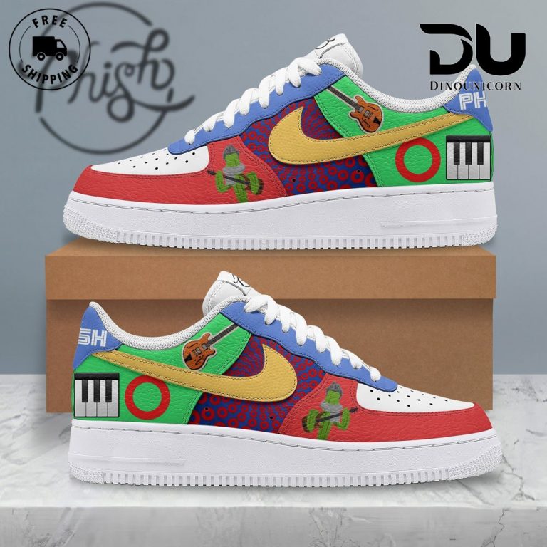 Phish Rock Band Nike Air Force 1 Sneaker