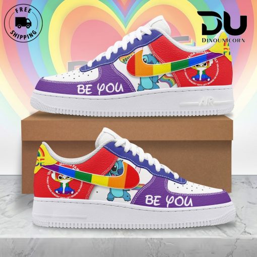 Stitch Pride Month Air Force 1 Sneaker