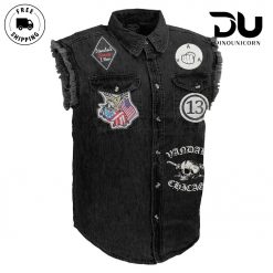 The Bikeriders Vandals Chicago Sleeveless Cutoff Jacket