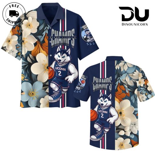 Uconn Huskies Men’s Basketball Hawaiian Shirt