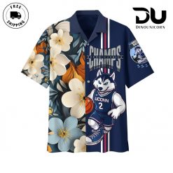 Uconn Huskies MenS Basketball Hawaiian Shirt