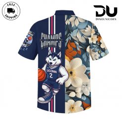 Uconn Huskies MenS Basketball Hawaiian Shirt