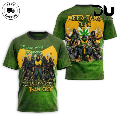 Wu-Tang Clan Weed-Tang Clan 3D T-Shirt