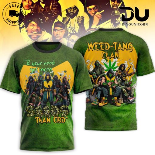 Wu-Tang Clan Weed-Tang Clan 3D T-Shirt