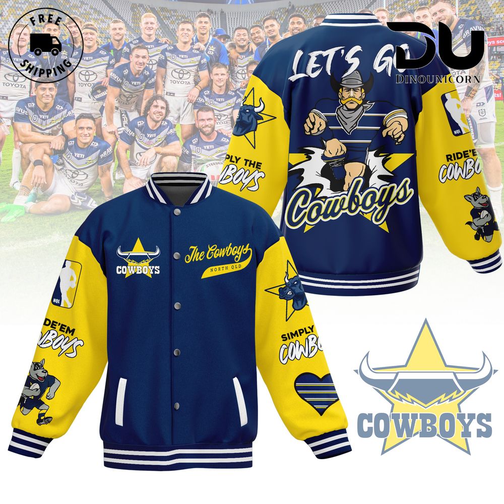 North Queensland Cowboys Football Club Baseball Jacket