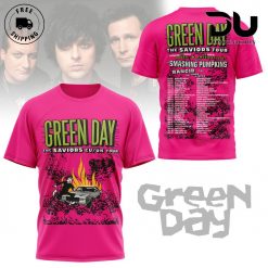 Green Day The Saviors 2024 Tour 3D T-Shirt