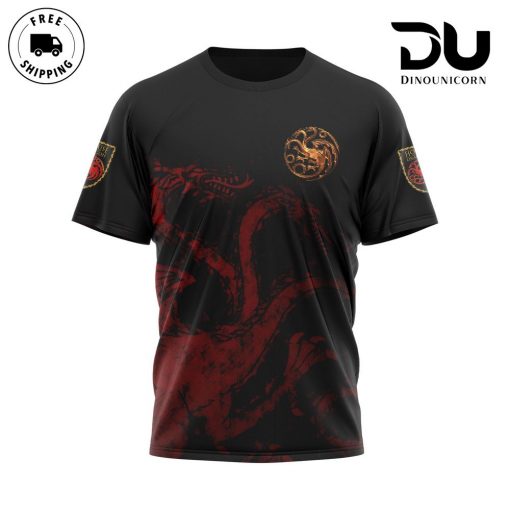 House Of The Dragon Fire And Blood 3D T-Shirt