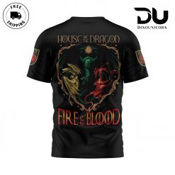 house of the dragon fire and blood 3D Tshirt