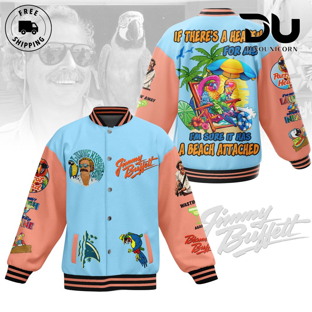 Jimmy Buffett Margaritaville Baseball Jacket