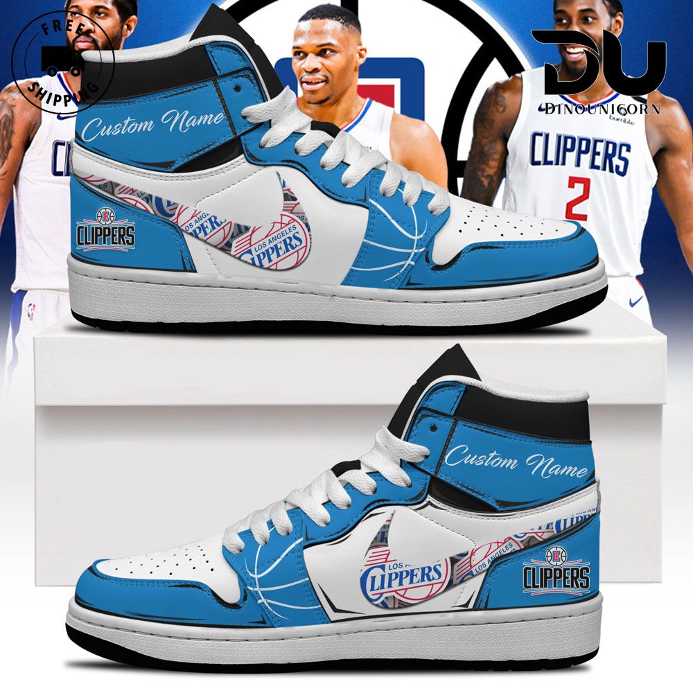 LA Clippers NBA Nike Air Jordan 1 Sneaker