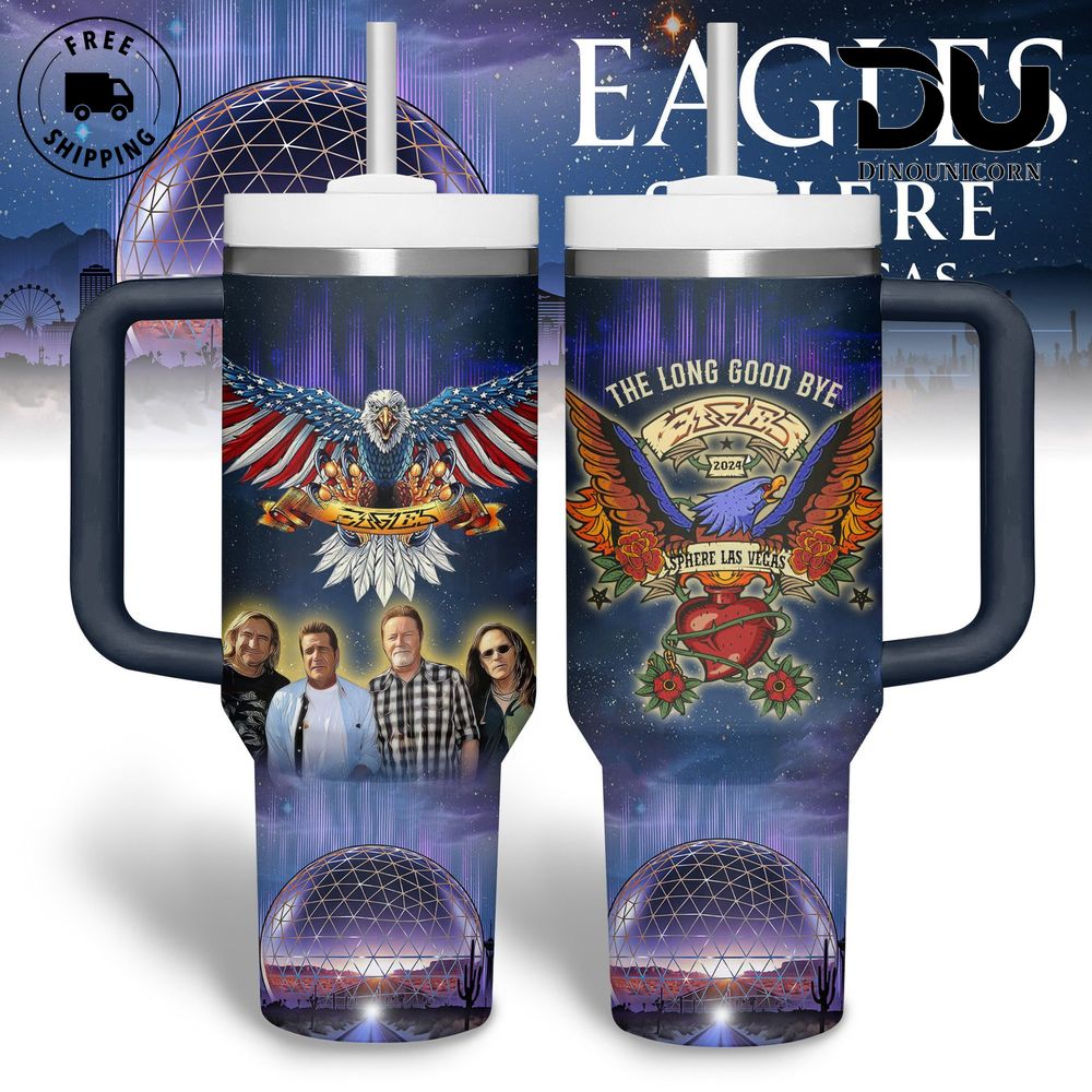 Eagles The Long Goodbye 2024 Tour Stanley Tumbler Cup