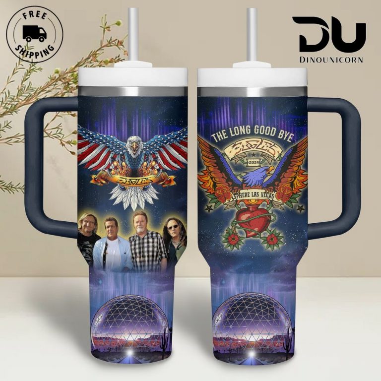 Eagles The Long Goodbye 2024 Tour Stanley Tumbler Cup