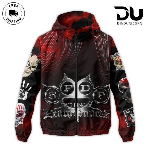 Five Finger Death Punch Hell To Pay Windbreaker Outdoor Jacket