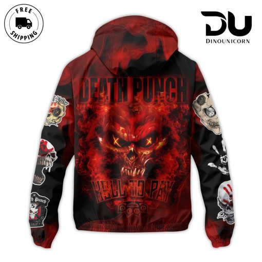 Five Finger Death Punch Hell To Pay Windbreaker Outdoor Jacket