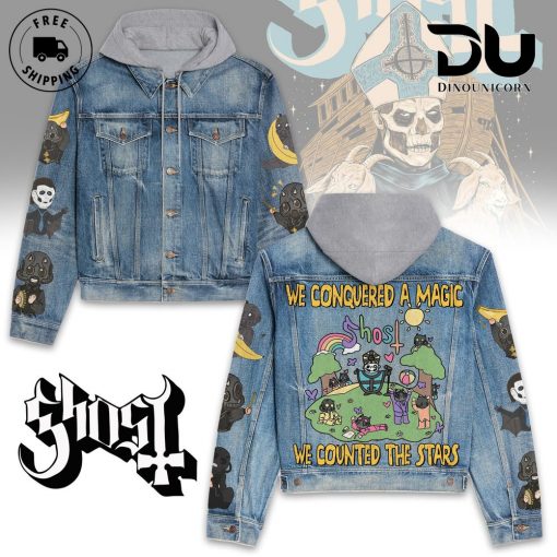 Ghost Hooded Denim Jacket