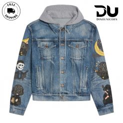 Ghost Hooded Denim Jacket