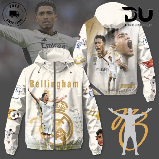 Jude Bellingham Real Madrid Windbreaker Outdoor Jacket