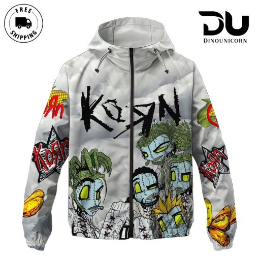 Korn And Gojira Windbreaker Outdoor Jacket – Ultimate Protection & Style