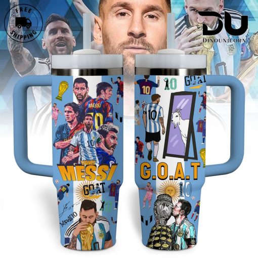 Lionel Messi GOAT Stanley Tumbler Cup