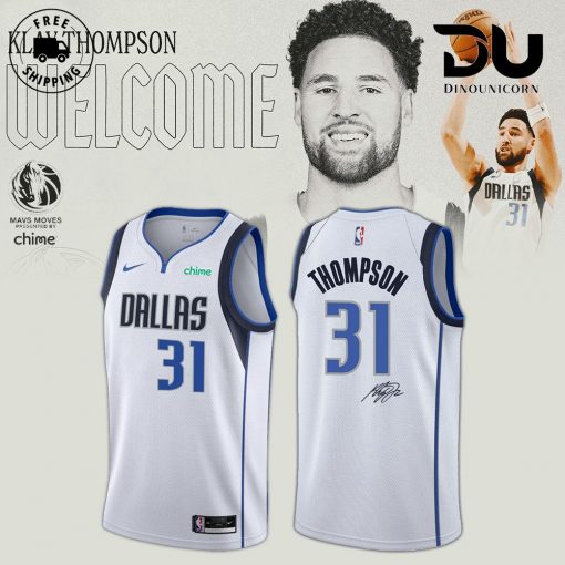 NBA Dallas Mavericks Klay Thompson Basketball Jersey