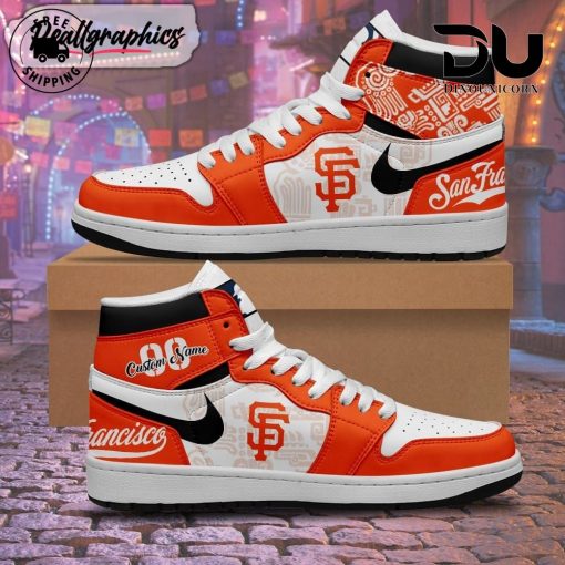 San Francisco Giants MLB Air Jordan 1 Sneaker