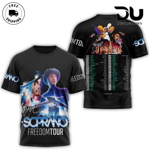 Soprano Freedom Tour 3D T-Shirt