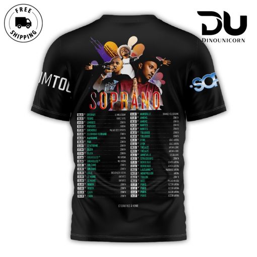 Soprano Freedom Tour 3D T-Shirt