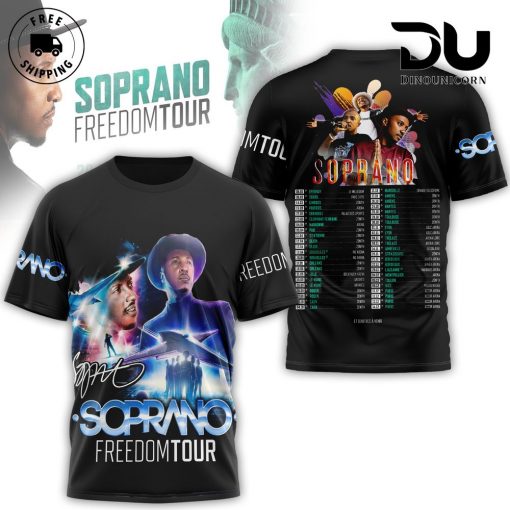 Soprano Freedom Tour 3D T-Shirt