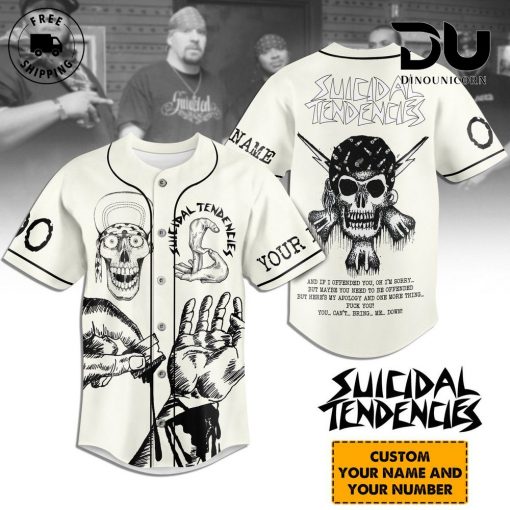 Suicidal Tendencies Baseball Jersey