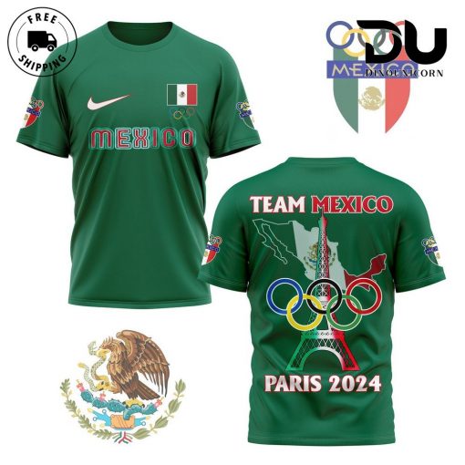 Team Mexico Olympic Paris 2024 T-Shirt – Official Mexico Team Tee for Paris 2024 Games