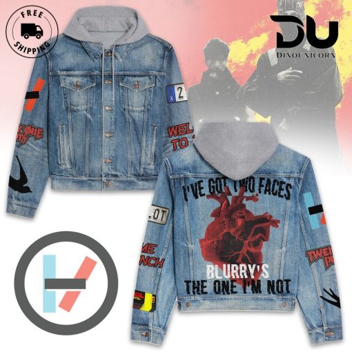 Twenty One Pilots Hooded Denim Jacket