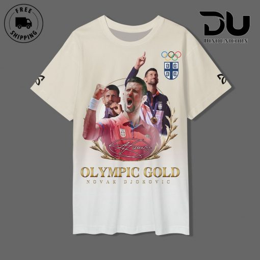 Novak Djokovic Champion Olympic Paris 2024 Limited Edition T-Shirt