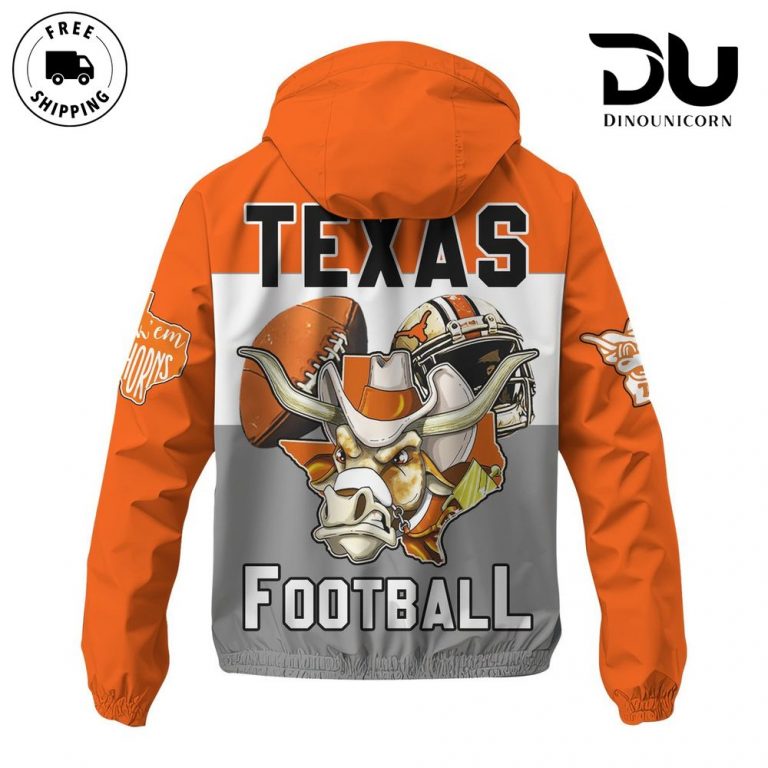 Texas Longhorns Football Team NCAA Windbreaker Jacket