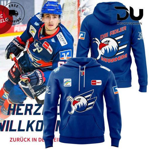 Adler Mannheim Ice Hockey Team Germany Hoodie