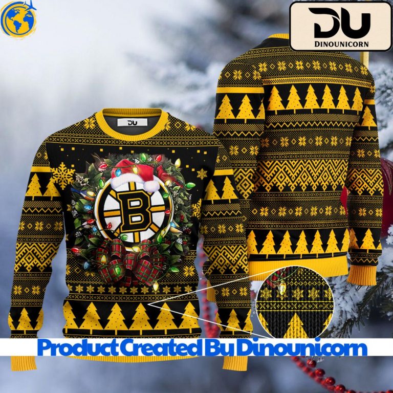 Boston Bruins NHL Ugly Christmas Sweater