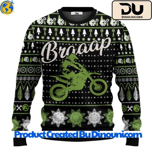 Braaap Moto Ugly Christmas Sweater