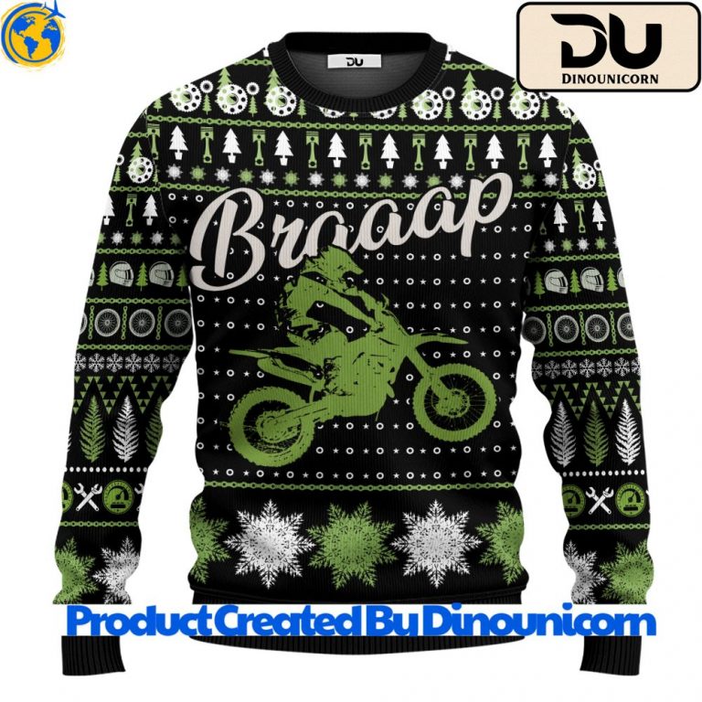 Braaap Moto Ugly Christmas Sweater